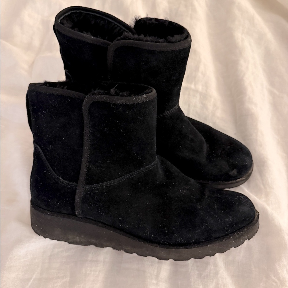 Ugg Kristin Wedge Bootie Size 11 Black